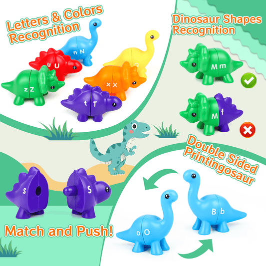 ABC Dinosaur Alphabet Match Game