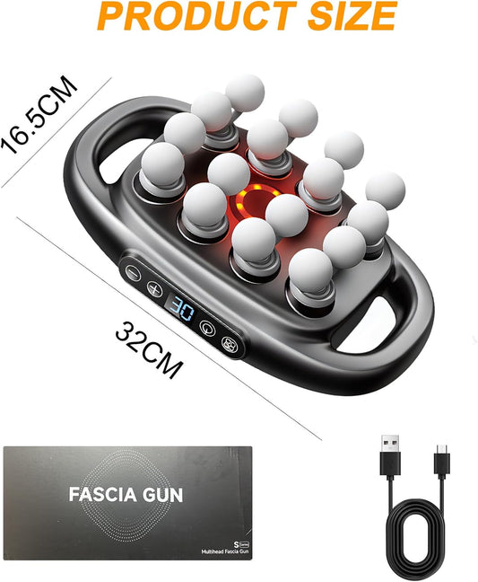 TOPLIVING 16 Heads Massage Gun - Muscle Massage Gun Deep Tissue