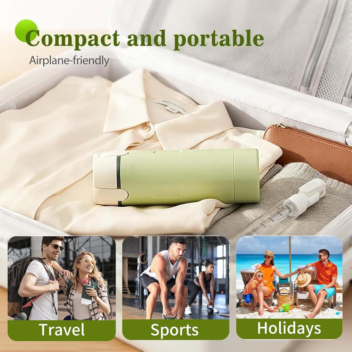 4 in 1 Refillable Travel Bottles for Toiletries, Leak Proof Portable Containers