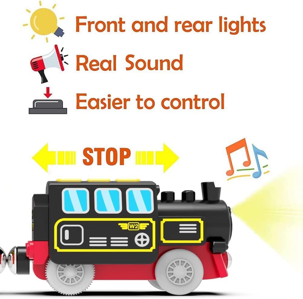 Remote Control Train Compatible with Thomas, Brio, Chuggington