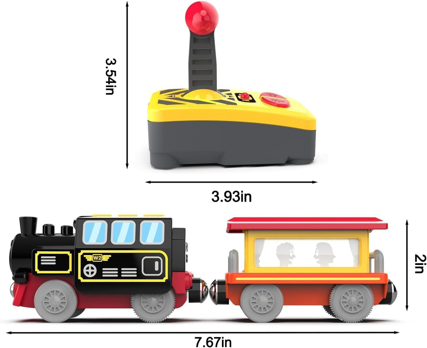 Remote Control Train Compatible with Thomas, Brio, Chuggington