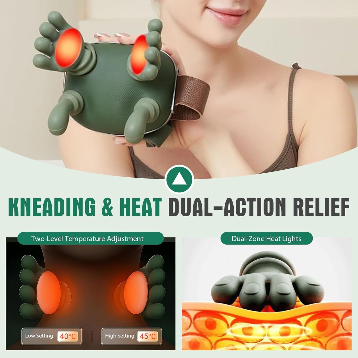 4D Neck Massager Hands,Neck Massager with Hands