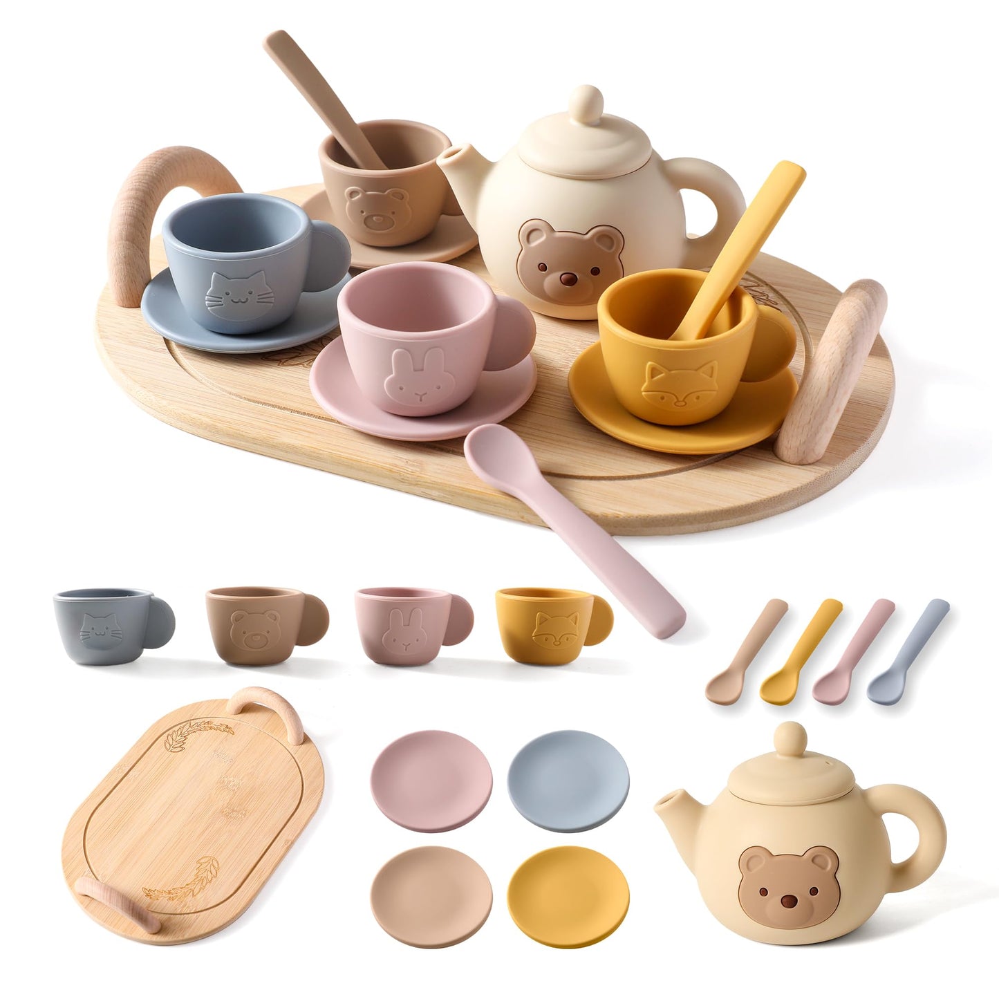 Tea Party Set for Little Girls 1-3 Kids Tea Set