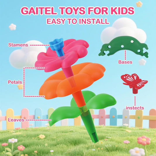 Flower Garden Building Toys for 3-7 Year Old Girls