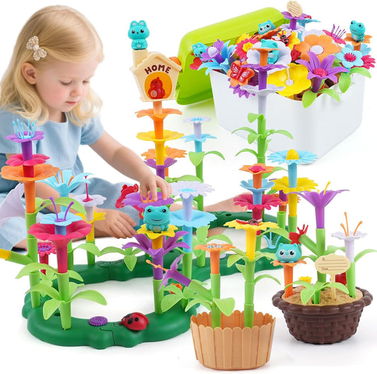 Flower Garden Building Toy for Toddler