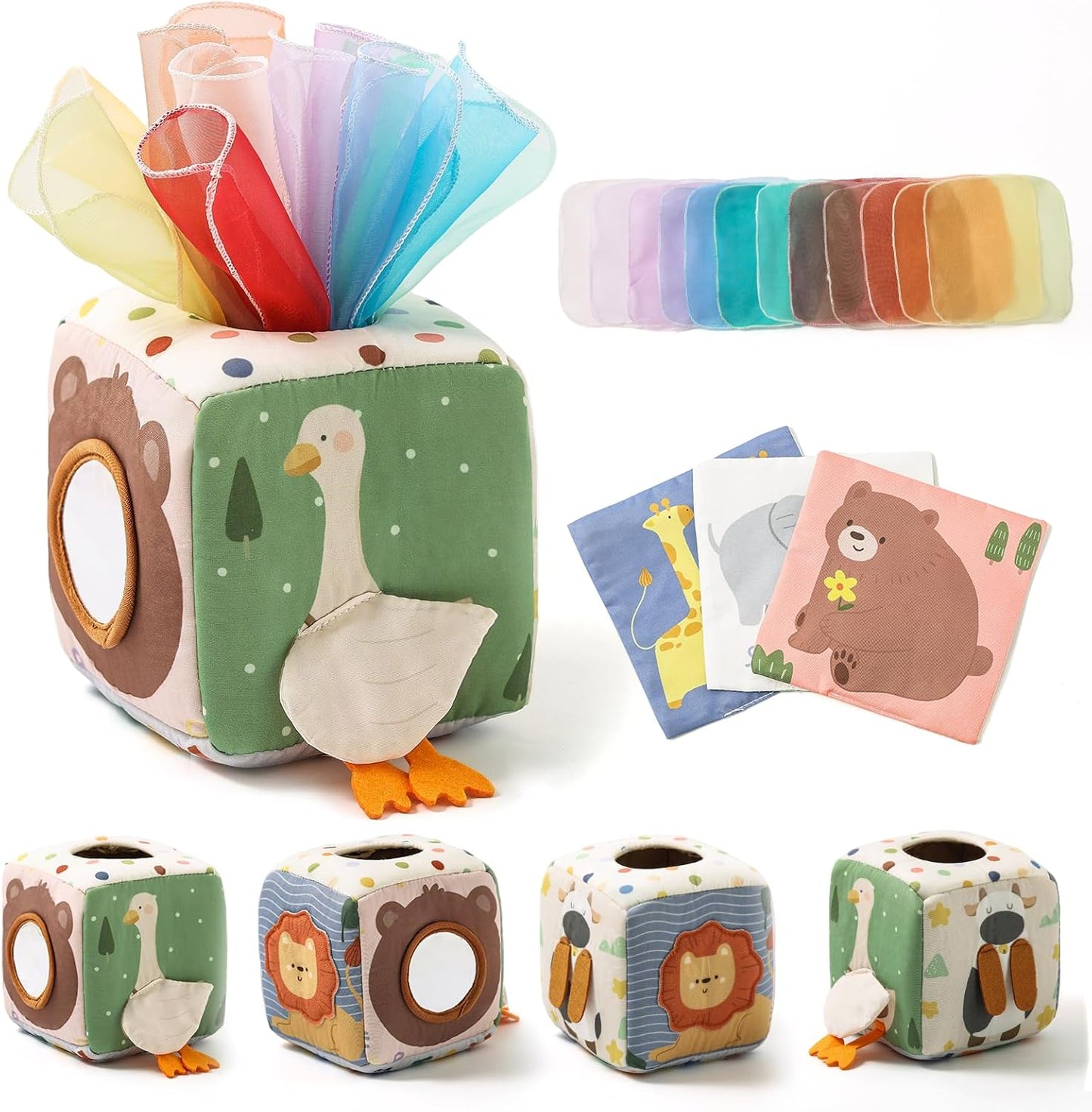 Baby Tissue Box Toy for Babies 6-12 Month