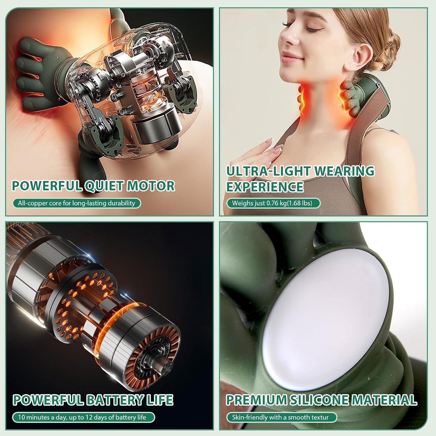 4D Neck Massager Hands,Neck Massager with Hands
