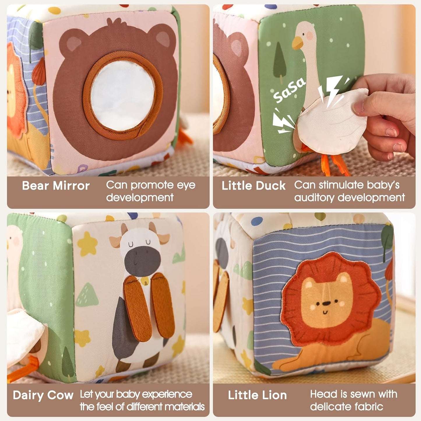 Baby Tissue Box Toy for Babies 6-12 Month
